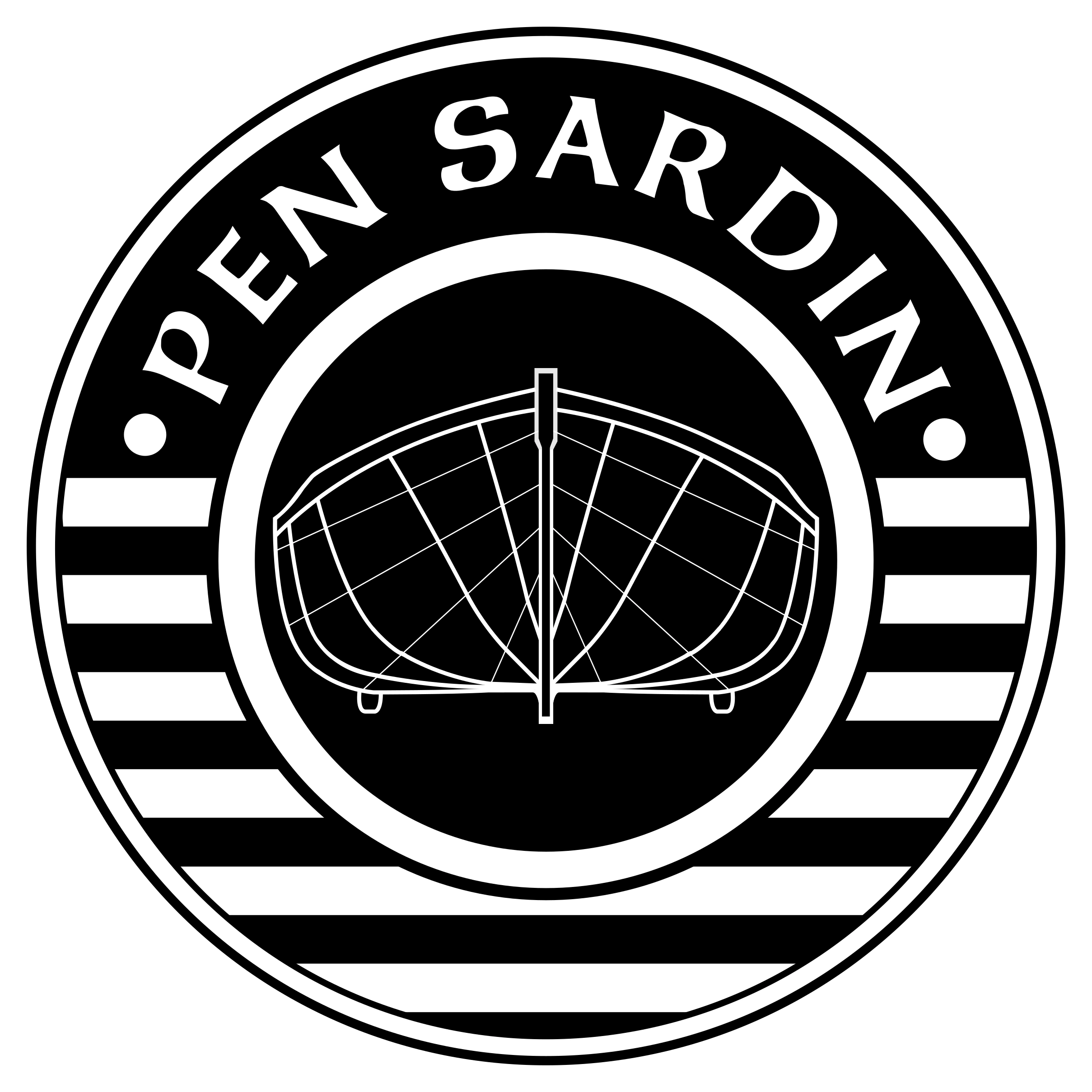 Logo du Pen'Sardin bateau de pêche plaisance ultra côtier